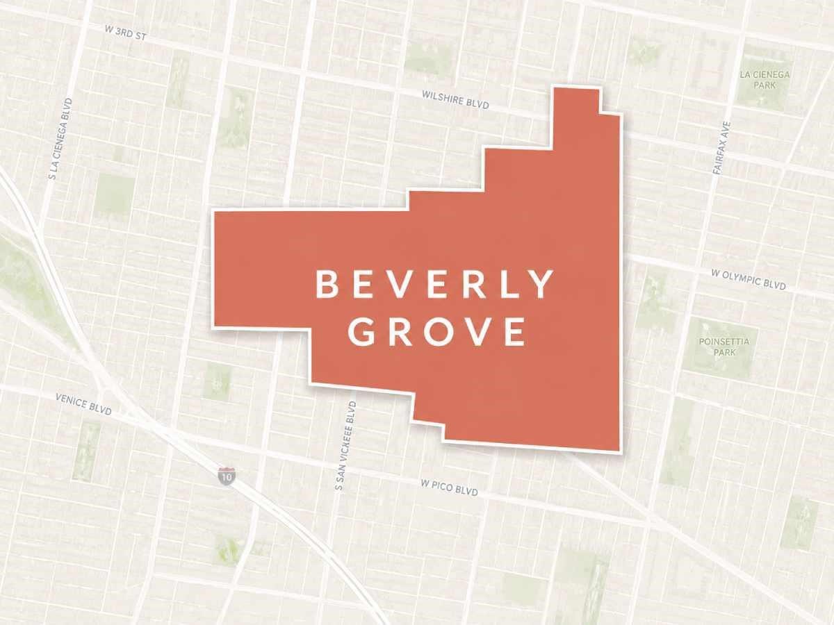 Beverly Grove Realtor yild guven map